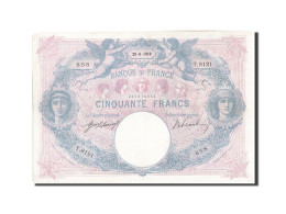 Billet, France, 50 Francs, 50 F 1889-1927 ''Bleu Et Rose'', 1918, 1918-06-29 - 500 F 1888-1940 ''Bleu Et Rose''