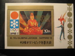 Yvert Block 91 Cat.: 7€ ** Unhinged Sapporo 1972 Japan Winter Olympic Games Olympics HUNGARY Ice Figure Skating - Winter 1972: Sapporo