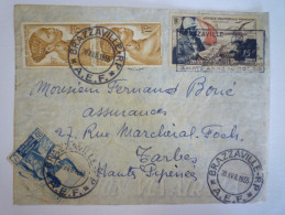 Enveloppe Au Départ De BRAZZAVILLE  à Destination De TARBES  1955   - Storia Postale