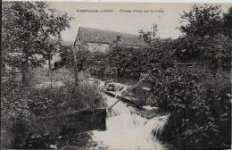 CPA Moulin à Eau Roue à Aube Circulé COURTENAY - Water Mills