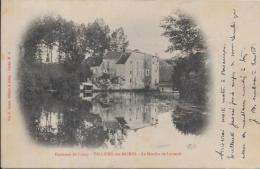 CPA Moulin à Eau Roue à Aube Circulé Villiers Sur Morin - Watermolens