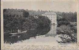 CPA Moulin à Eau Roue à Aube Circulé La Chapelle Sur Crécy Pêche à La Ligne - Wassermühlen