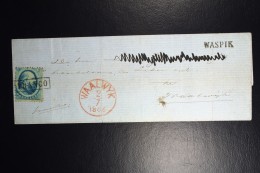 Nederland Brief WASPIK Naar Waalwijk NVPH 4,  1866 Franco In Box - Storia Postale