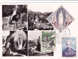 Monaco - Enveloppe, Carte - FDC