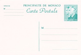 Monaco - Entiers Postaux - Entiers Postaux