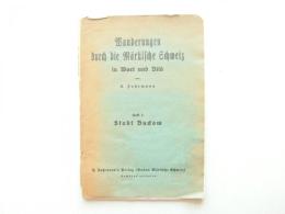 Stadt Buckow , Märkische Schweiz , 1928 , Fuhrmann Wanderungen , Eigenverlag Um 1928 !!! - Buckow