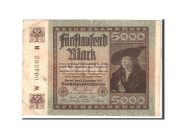 Billet, Allemagne, 5000 Mark, 1922, 1922-12-02, KM:81a, TTB - 5.000 Mark