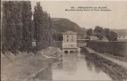 CPA Moulin à Eau Roue à Aube Circulé Besançon - Water Mills