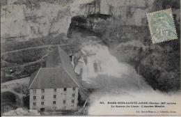 CPA Moulin à Eau Roue à Aube Circulé NANS Sous SAINTE ANNE - Wassermühlen