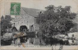 CPA Moulin à Eau Roue à Aube Circulé Pont Aven - Water Mills