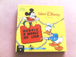 SUPER 8 - DONALD A MANGE DU LION - Walt Disney - Filmspullen: 35mm - 16mm - 9,5+8+S8mm