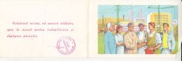 48737- FACTORY, ELECTRIC NETWORK, CONSTRUCTIONS, WORKERS, TELEGRAMME, 1966, ROMANIA - Télégraphes