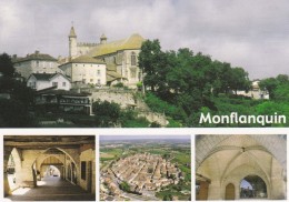 47----MONFLANQUIN---multi-vues---voir  2 Scans - Monflanquin