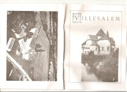 Villesalem Son Histoire, Son église Plaquette Touristique Collectif De 1976 - Poitou-Charentes