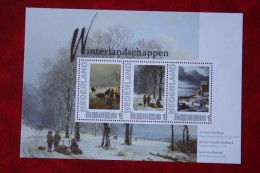 Winterlandschappen Paintings Art Painter POSTFRIS MNH ** NEDERLAND / NIEDERLANDE / NETHERLANDS - Timbres Personnalisés