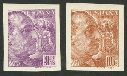 ESTADO ESPAÑOL. General Franco. Sánchez Toda. Serie Completa. SIN DENTAR. MAGNIFICA Y RARA. Edifl 2017: 11 - Unused Stamps