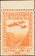 II REPUBLICA. Montserrat. Serie Completa, Borde De Hoja. DENTADO 14. MAGNIFICA Y RARA. Edifl 2015: 535€ - Unused Stamps
