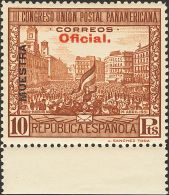 II REPUBLICA. Unión Postal Panamericana. Serie Completa. MUESTRA. MAGNIFICA. Edifl 2015: 150€ - Neufs