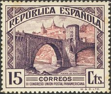 II REPUBLICA. Unión Postal Panamericana. 15 Cts Violeta Y Lila. ENSAYO DE COLOR. MAGNIFICO Y RARO, NO RESE&Ntilde - Neufs