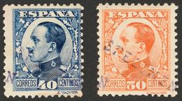 SIGLO XX. Alfonso XIII. Vaquer De Perfil. Serie Completa. Sobrecarga SPECIMEN, En Diagonal. BONITA Y RARISIMA. - Unused Stamps