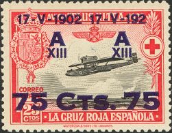SIGLO XX. Emisiones De La Cruz Roja. Serie Completa. Variedad "192" EN LUGAR DE "1927". MAGNIFICA. Edifl 2015: 348€ - Unused Stamps