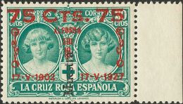 SIGLO XX. Emisiones De La Cruz Roja. Serie Completa. MUESTRA, En Minúsculas. MAGNIFICA. Edifl 2015: 1230€ - Unused Stamps