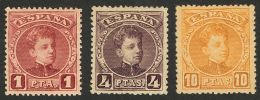 SIGLO XX. Alfonso XIII. Cadete. Serie Completa. Excelentes Centrajes. MAGNIFICA Y RARA. Edifl 2017: 1730€ - Unused Stamps