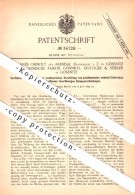 Original Patent - Böttiger & Seidler In Gößnitz / An Der Poststraße ,1885, Apparat Für Elektrolyse , Omholt Auf Arendal - Bad Bibra