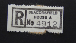 Hong Kong - Registration Label Beaconsfield House A - Look Scan - Altri & Non Classificati
