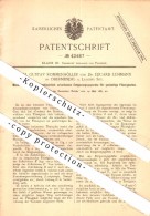 Original Patent - Carl Rommenhöller Und Dr. E. Luhmann In Obermendig A. Laacher See , 1887 , Entgasungsapparat , Mendig - Mayen