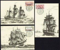 1983  Navires Historiques  Oblitér. Frégatte Jylland Au Port D'Ebeltoft - Maximum Cards & Covers