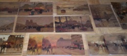 15 CPA Cartes Postales Chromo - PARIS - Luigi Loir - Lefèvre Utile - Vers 1900 - Biscuit LU /40 - Lu