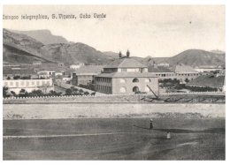 (515) Very Old Postcard - Carte Ancienne - Cap Vert - Cabo Verde - S . Vincente Telegraph Station - Cap Verde