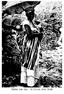 (515) Very Old Postcard - Carte Ancienne - Cap Vert - Cabo Verde - S . Vincente Local Women - Capo Verde