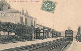 ( CPA 95 )  PARMAIN  /  La Gare De Parmain - Isle Adam - - Parmain