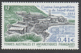 TAAF  - Usine Langoustière De Saint-Paul -1931 - - Unused Stamps