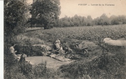 ( CPA 95 )  PISCOP  /  Lavoir De La Fontaine - - Pontcelles