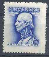 1943-44 SLOVAQUIE 86A** Mgr Hlinka - Unused Stamps