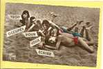 EN  VACANCES   MAILLOTS DE BAINS   TROP OCCUPES POUR VOUS ECRIRE - Pin-Ups