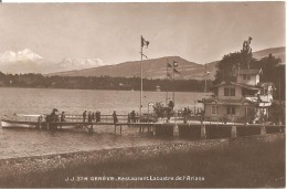 Schweiz, 1916, Geneve, Restaurant La Custre De L'Ariana, Nach Steffisburg, Siehe Scans! - Steffisburg