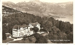 Schweiz, 1939, Chebres, Hotel Signal Et Parc, CP. Mitr. Terr. Post De Campagne, Nach Steffisburg, Siehe Scans! - Steffisburg