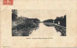 ( CPA 95 )  MÉRIEL  /  Vue De L'Oise, Prise Sur Le Pont - - Meriel