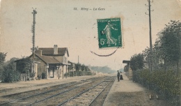 ( CPA 95 )  MÉRY  /  La Gare - - Mery Sur Oise