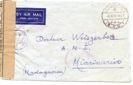 CTN42 - LEVANT LETTRE BCM1 / MIARINARIVO 5/11/1943 - Cartas & Documentos