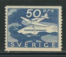 SUEDE  N° PA 9 * - Unused Stamps