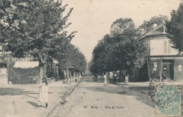 ( CPA 95 )  MÉRY  /  Rue De Paris - (défaut Coin Bord Droit) - Mery Sur Oise