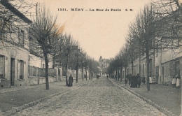 ( CPA 95 )  MÉRY  /  La Rue De Paris - - Mery Sur Oise