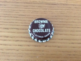 Ancienne Capsule De Lait Chocolaté * "BROWNIE CHOCOLATE (nain Disney)" Etats-Unis (USA) (intérieur Liège) - Limonade