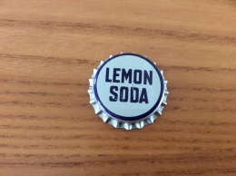 Ancienne Capsule De Soda "LEMON SODA" Etats-Unis (USA) (intérieur Liège) - Limonade