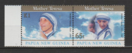 PAPOUASIE-NOUVELLE-GUINÉE  ,N°794 / 795  Mère Térésa - Madre Teresa